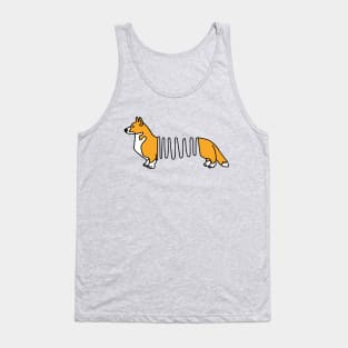 Corgi Dog Slinky Tank Top